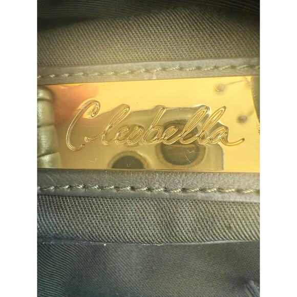 Cleobella Nia Woven Handbag Clutch Olive Green Hobo Slouchy - Picture 8 of 12